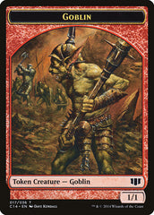 Goblin // Goat Double-sided Token [Commander 2014 Tokens] | Rock City Comics