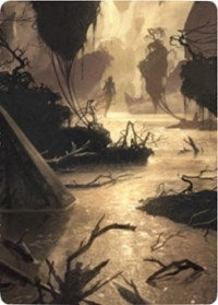 Murkwater Pathway Art Card [Zendikar Rising Art Series] | Rock City Comics