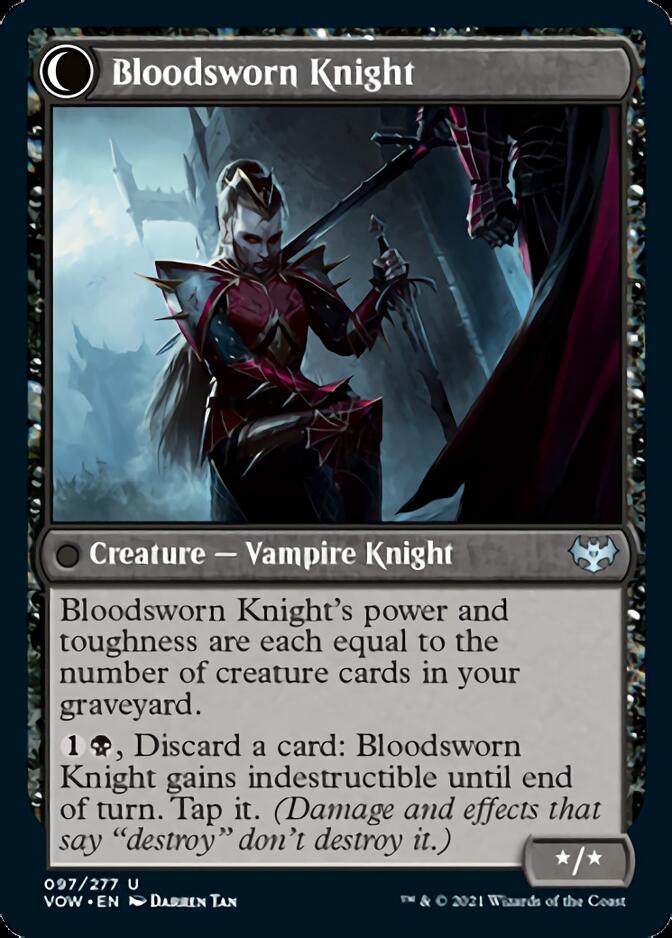 Bloodsworn Squire // Bloodsworn Knight [Innistrad: Crimson Vow] | Rock City Comics