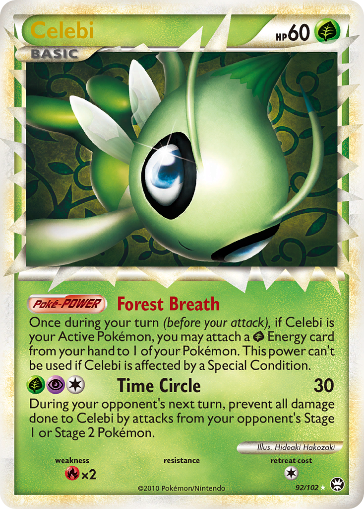 Celebi (92/102) [HeartGold & SoulSilver: Triumphant] | Rock City Comics