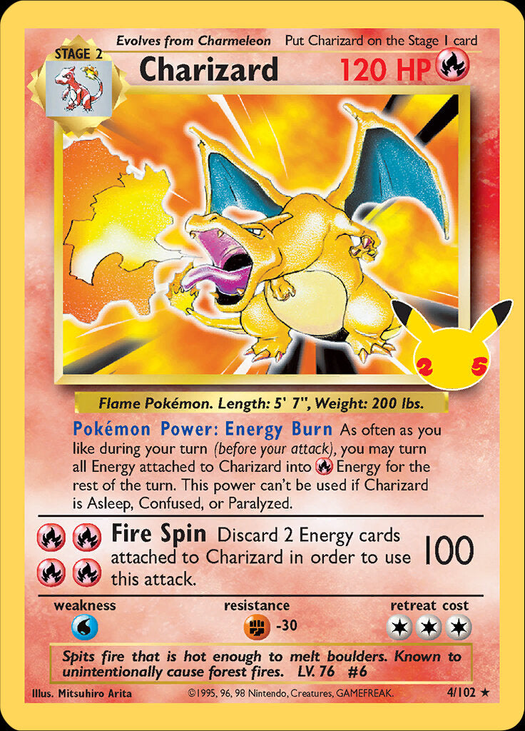 Charizard (4/102) [Celebrations: 25th Anniversary - Classic Collection] | Rock City Comics