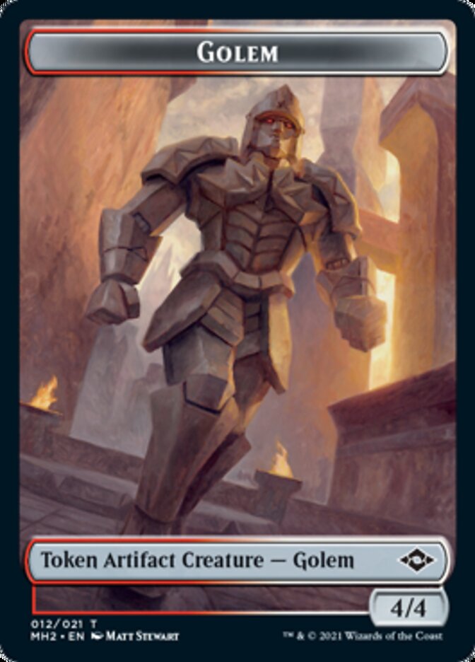 Golem Token [Modern Horizons 2 Tokens] | Rock City Comics