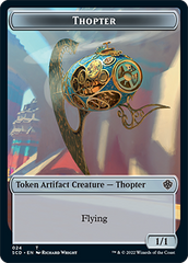 Elephant // Thopter Double-Sided Token [Starter Commander Decks] | Rock City Comics