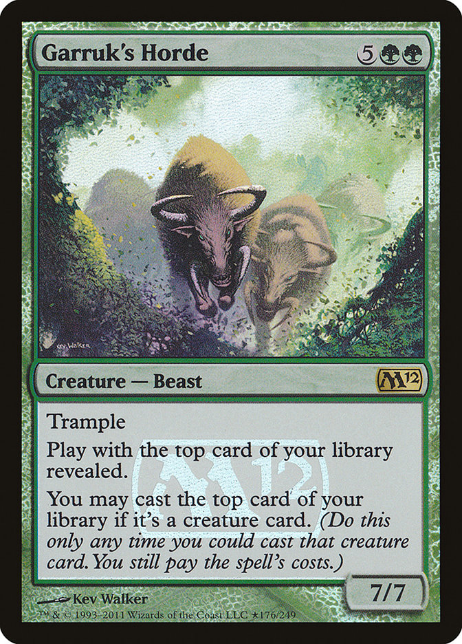 Garruk's Horde [Magic 2012 Prerelease Promos] | Rock City Comics