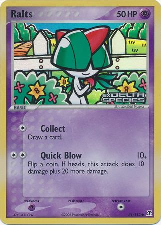 Ralts (81/113) (Stamped) [EX: Delta Species] | Rock City Comics