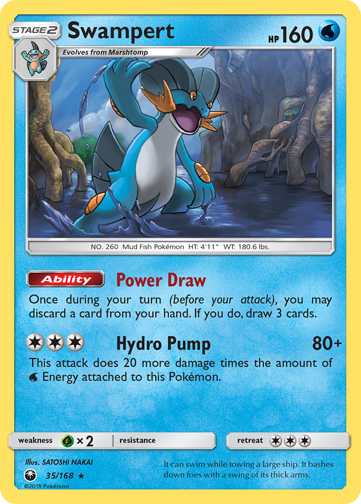 Swampert (35/168) [Sun & Moon: Celestial Storm] | Rock City Comics