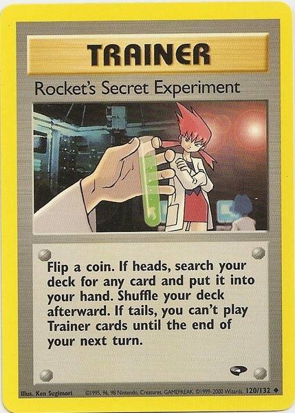 Rocket's Secret Experiment (120/132) [Gym Challenge Unlimited] | Rock City Comics