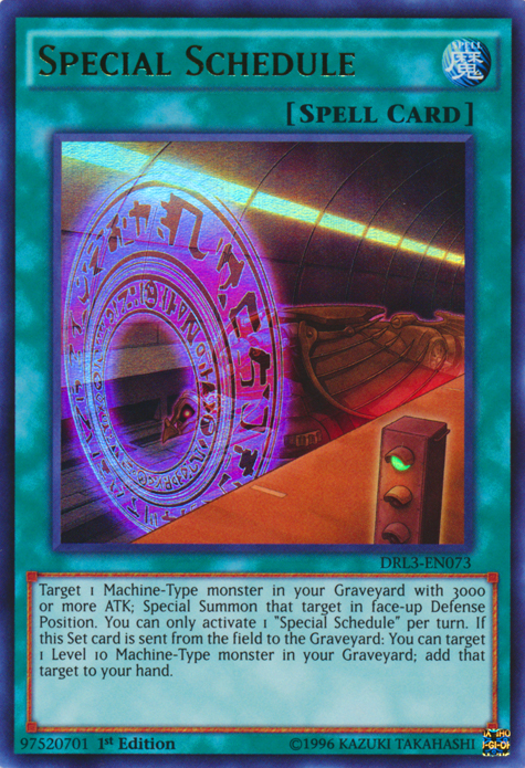 Special Schedule [DRL3-EN073] Ultra Rare | Rock City Comics