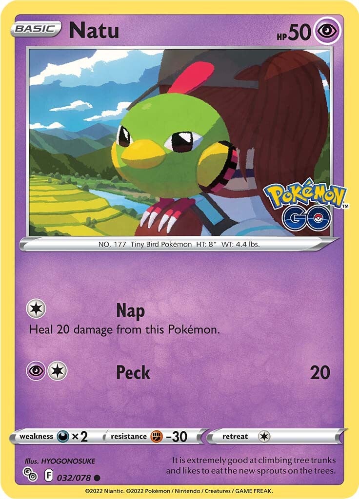 Natu (032/078) [Pokémon GO] | Rock City Comics