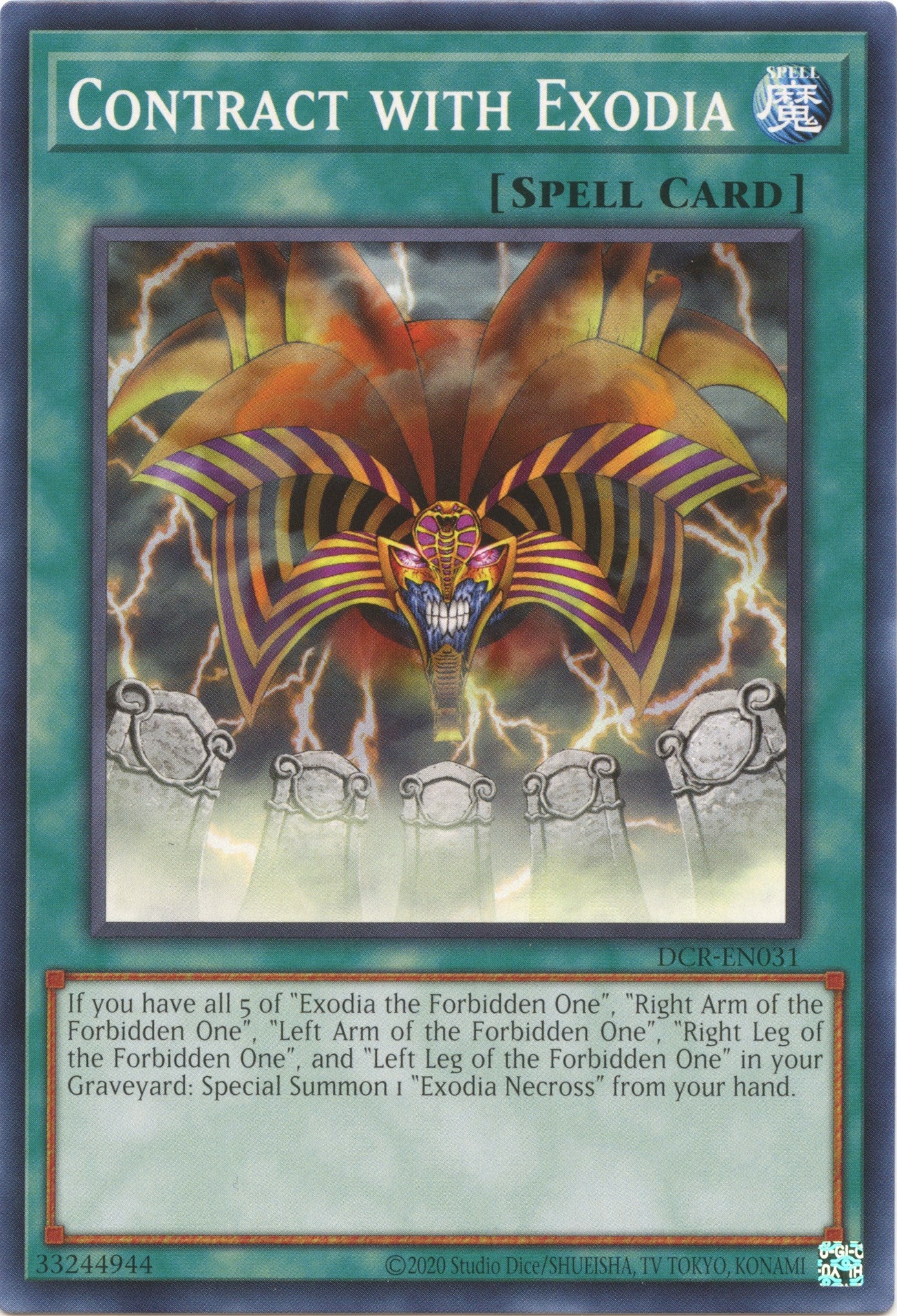 Contract with Exodia (25th Anniversary) [DCR-EN031] Common | Rock City Comics