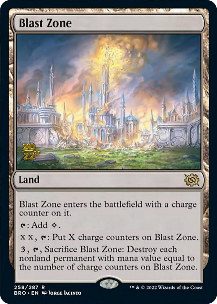 Blast Zone (258) [The Brothers' War: Prerelease Promos] | Rock City Comics