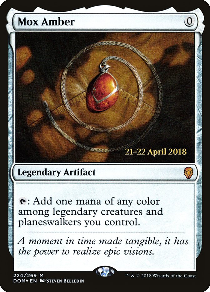 Mox Amber  [Dominaria Prerelease Promos] | Rock City Comics