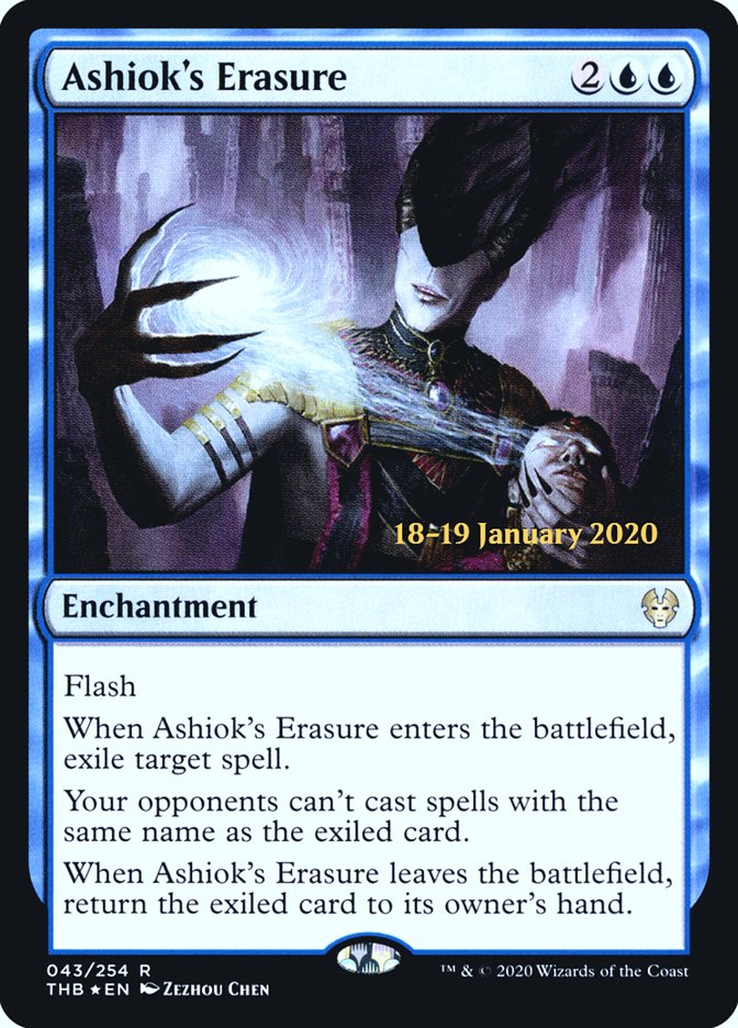 Ashiok's Erasure [Theros Beyond Death Prerelease Promos] | Rock City Comics