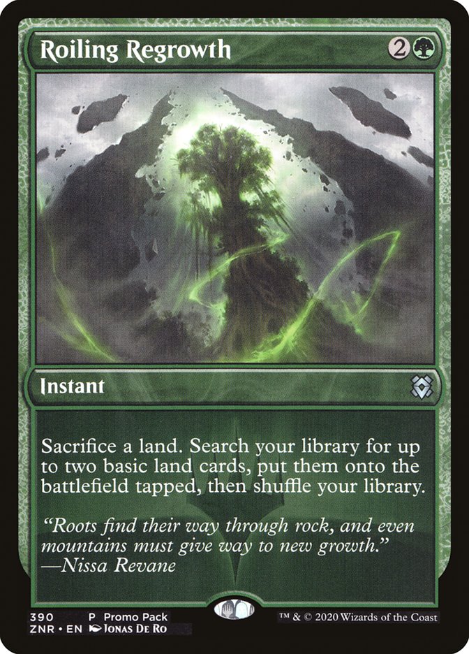 Roiling Regrowth (Promo Pack) [Zendikar Rising Promos] | Rock City Comics