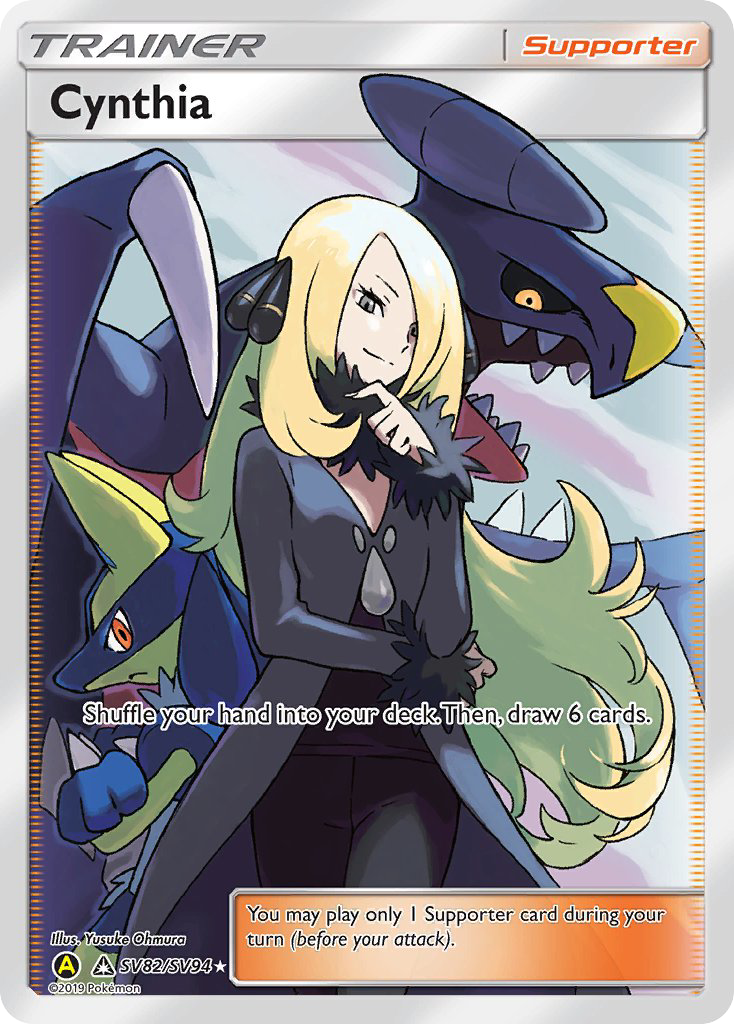 Cynthia (SV82/SV94) [Sun & Moon: Hidden Fates - Shiny Vault] | Rock City Comics