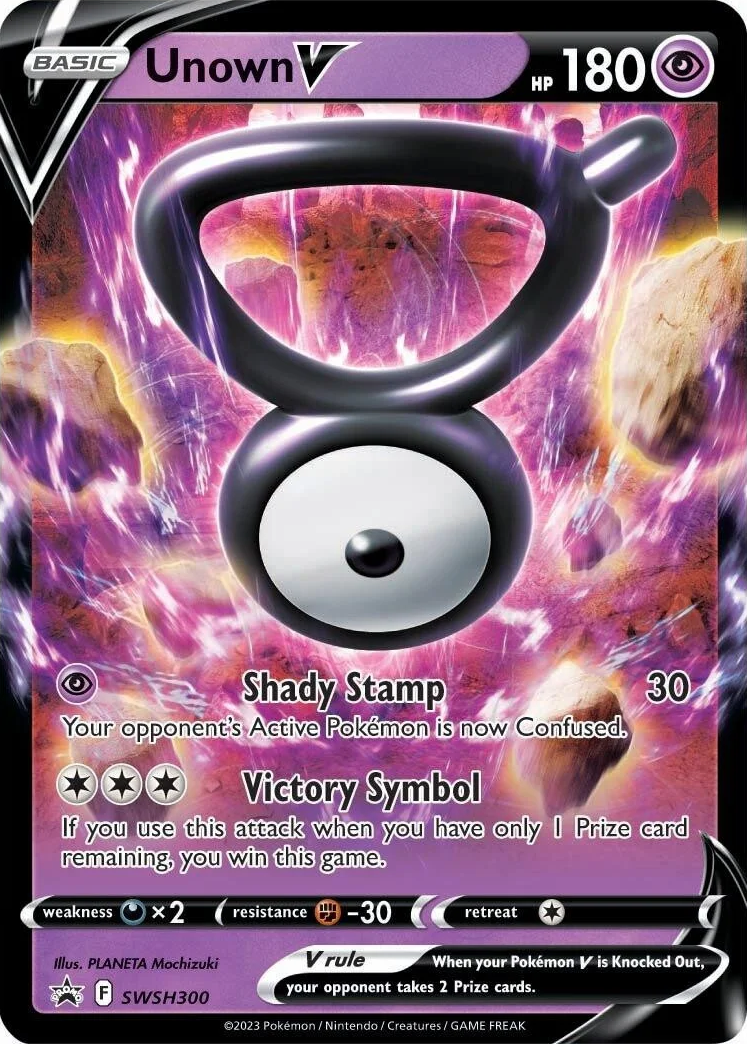 Unown V (SWSH300) [Sword & Shield: Black Star Promos] | Rock City Comics