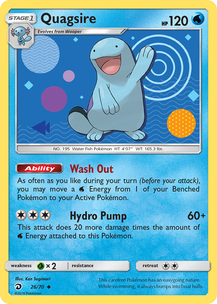 Quagsire (26/70) [Sun & Moon: Dragon Majesty] | Rock City Comics