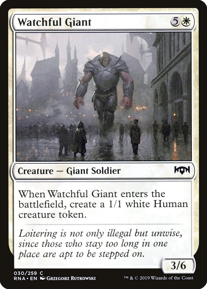 Watchful Giant [Ravnica Allegiance] | Rock City Comics