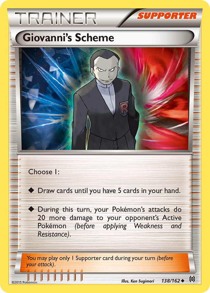 Giovanni's Scheme (138/162) [XY: BREAKthrough] | Rock City Comics