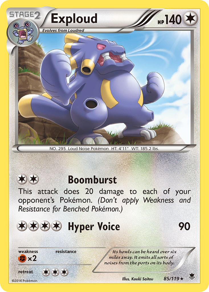 Exploud (85/119) [XY: Phantom Forces] | Rock City Comics