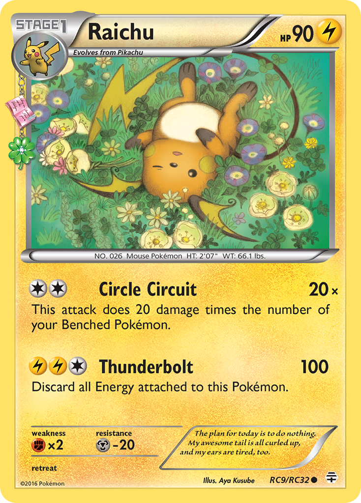 Raichu (RC9/RC32) [XY: Generations] | Rock City Comics