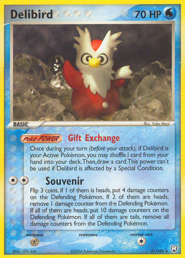 Delibird (21/109) [EX: Team Rocket Returns] | Rock City Comics