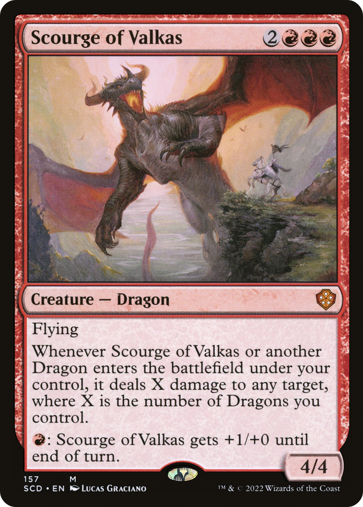 Scourge of Valkas [Starter Commander Decks] | Rock City Comics