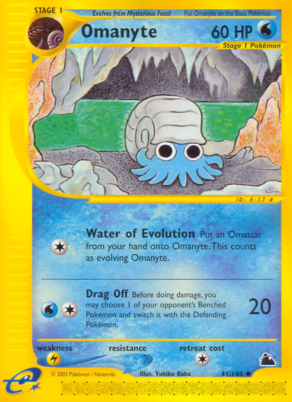 Omanyte (41/144) [Skyridge] | Rock City Comics