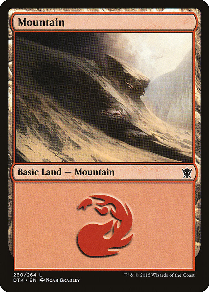 Mountain (260) [Dragons of Tarkir] | Rock City Comics