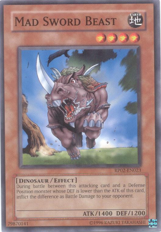 Mad Sword Beast [RP02-EN023] Common | Rock City Comics