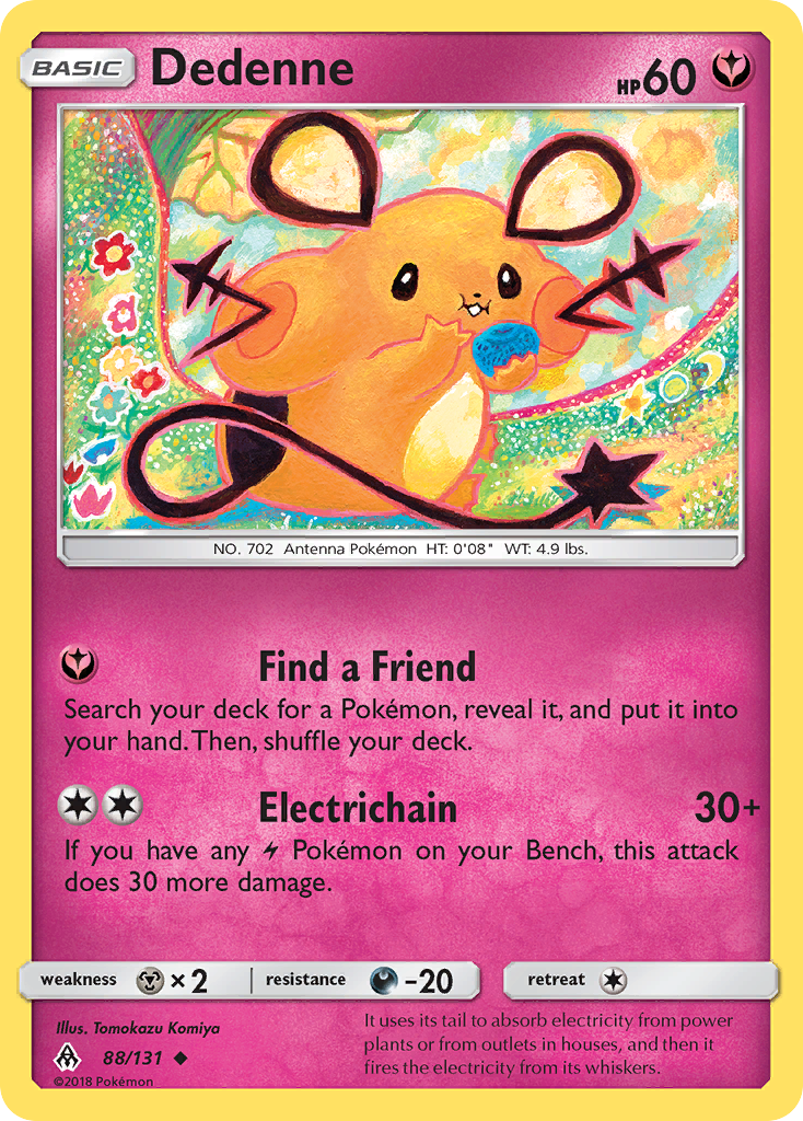 Dedenne (88/131) [Sun & Moon: Forbidden Light] | Rock City Comics