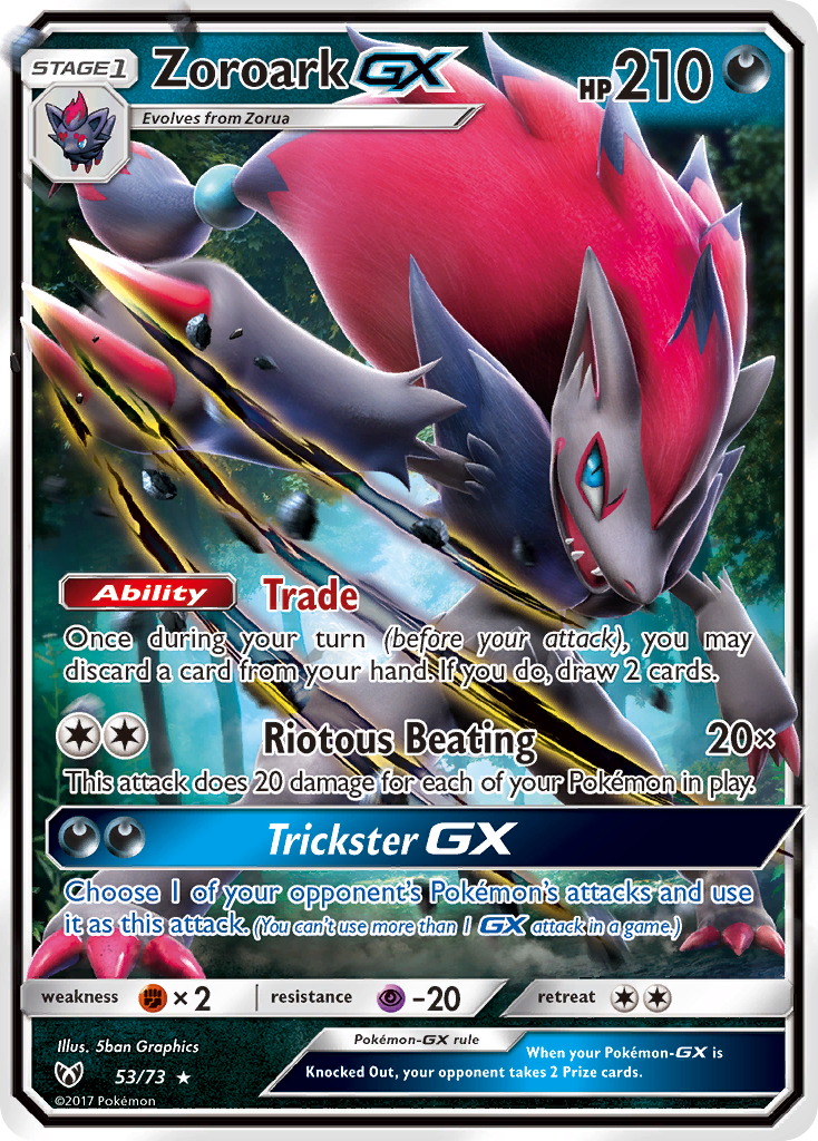 Zoroark GX (53/73) [Sun & Moon: Shining Legends] | Rock City Comics