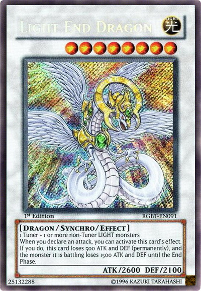 Light End Dragon [RGBT-EN091] Secret Rare | Rock City Comics