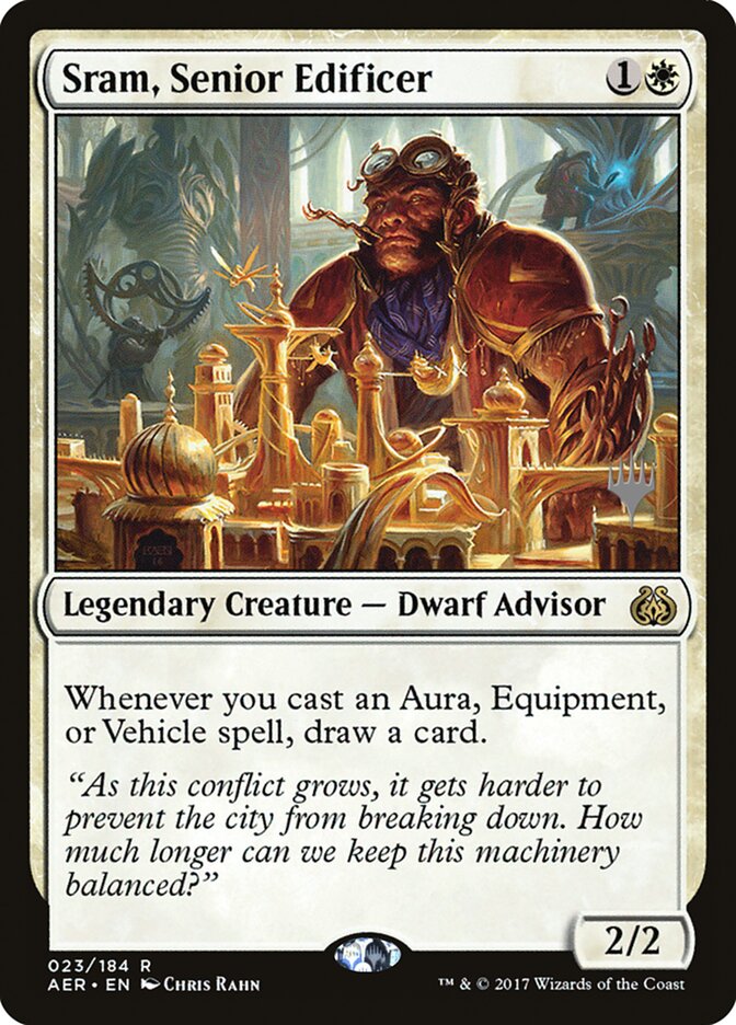 Sram, Senior Edificer [Aether Revolt Promos] | Rock City Comics