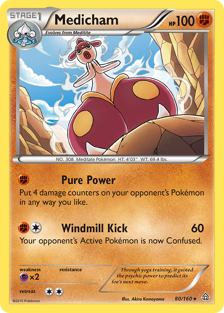 Medicham (80/160) [XY: Primal Clash] | Rock City Comics