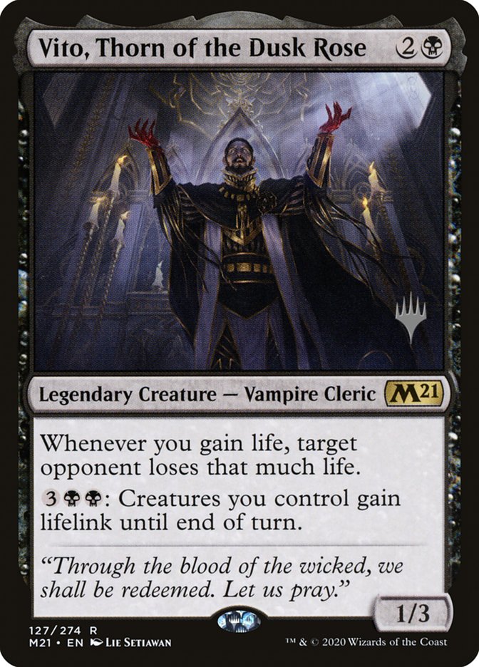 Vito, Thorn of the Dusk Rose (Promo Pack) [Core Set 2021 Promos] | Rock City Comics