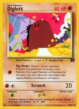 Diglett (52/82) [Team Rocket Unlimited] | Rock City Comics