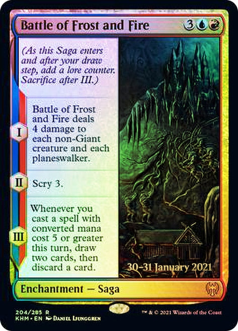 Battle of Frost and Fire [Kaldheim Prerelease Promos] | Rock City Comics