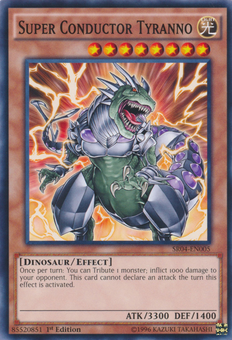 Super Conductor Tyranno [SR04-EN005] Common | Rock City Comics