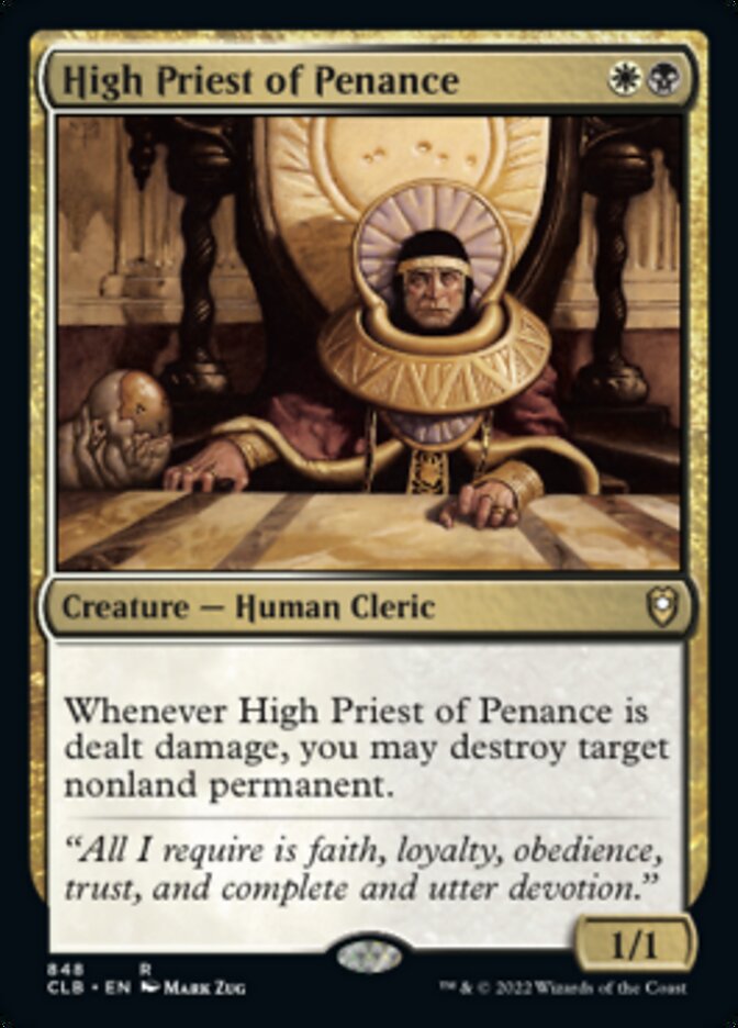 High Priest of Penance [Commander Legends: Battle for Baldur's Gate] | Rock City Comics