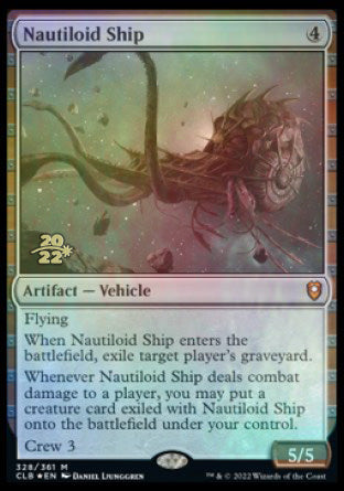 Nautiloid Ship [Commander Legends: Battle for Baldur's Gate Prerelease Promos] | Rock City Comics