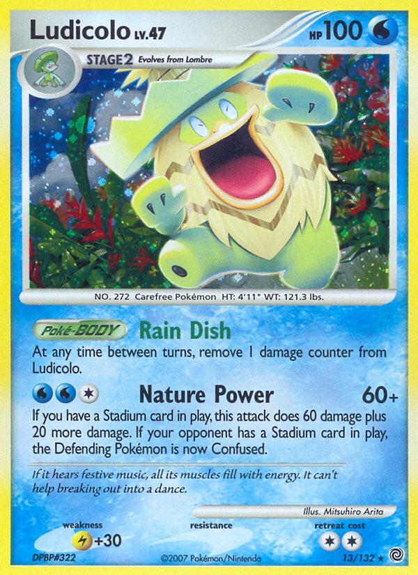 Ludicolo (13/132) [Diamond & Pearl: Secret Wonders] | Rock City Comics