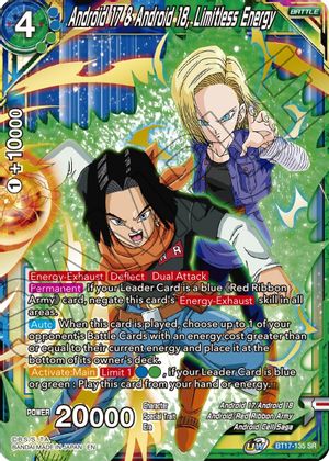 Android 17 & Android 18, Limitless Energy (BT17-135) [Ultimate Squad] | Rock City Comics