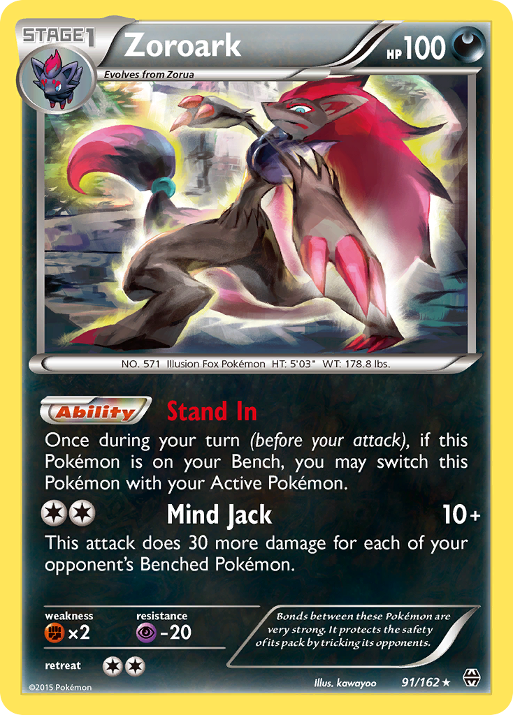 Zoroark (91/162) [XY: BREAKthrough] | Rock City Comics