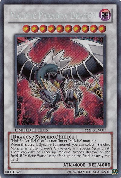 Malefic Paradox Dragon [YMP1-EN007] Secret Rare | Rock City Comics