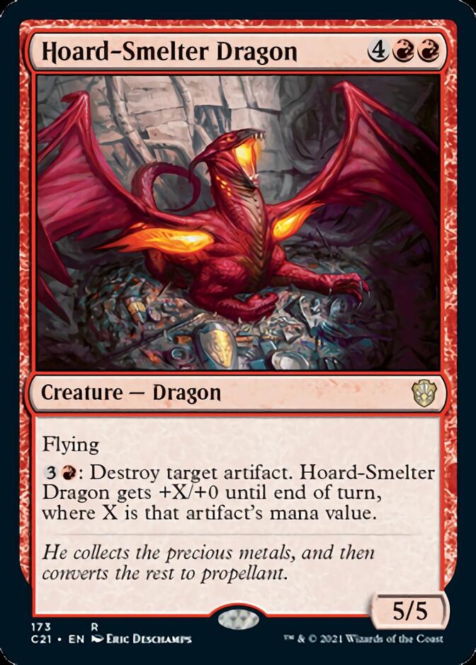 Hoard-Smelter Dragon [Commander 2021] | Rock City Comics