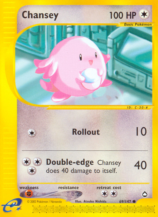 Chansey (69/147) [Aquapolis] | Rock City Comics