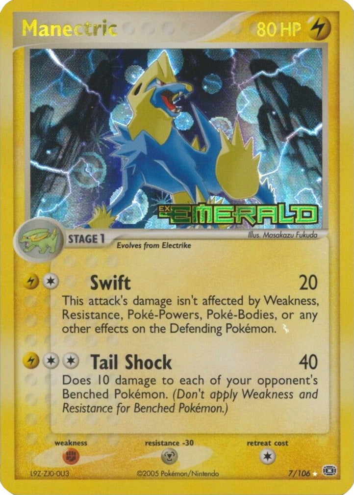 Manectric (7/106) (Stamped) [EX: Emerald] | Rock City Comics