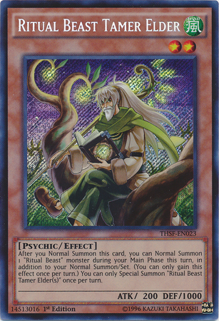 Ritual Beast Tamer Elder [THSF-EN023] Secret Rare | Rock City Comics