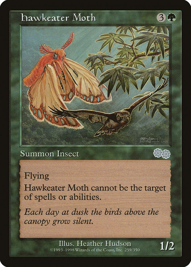 Hawkeater Moth [Urza's Saga] | Rock City Comics